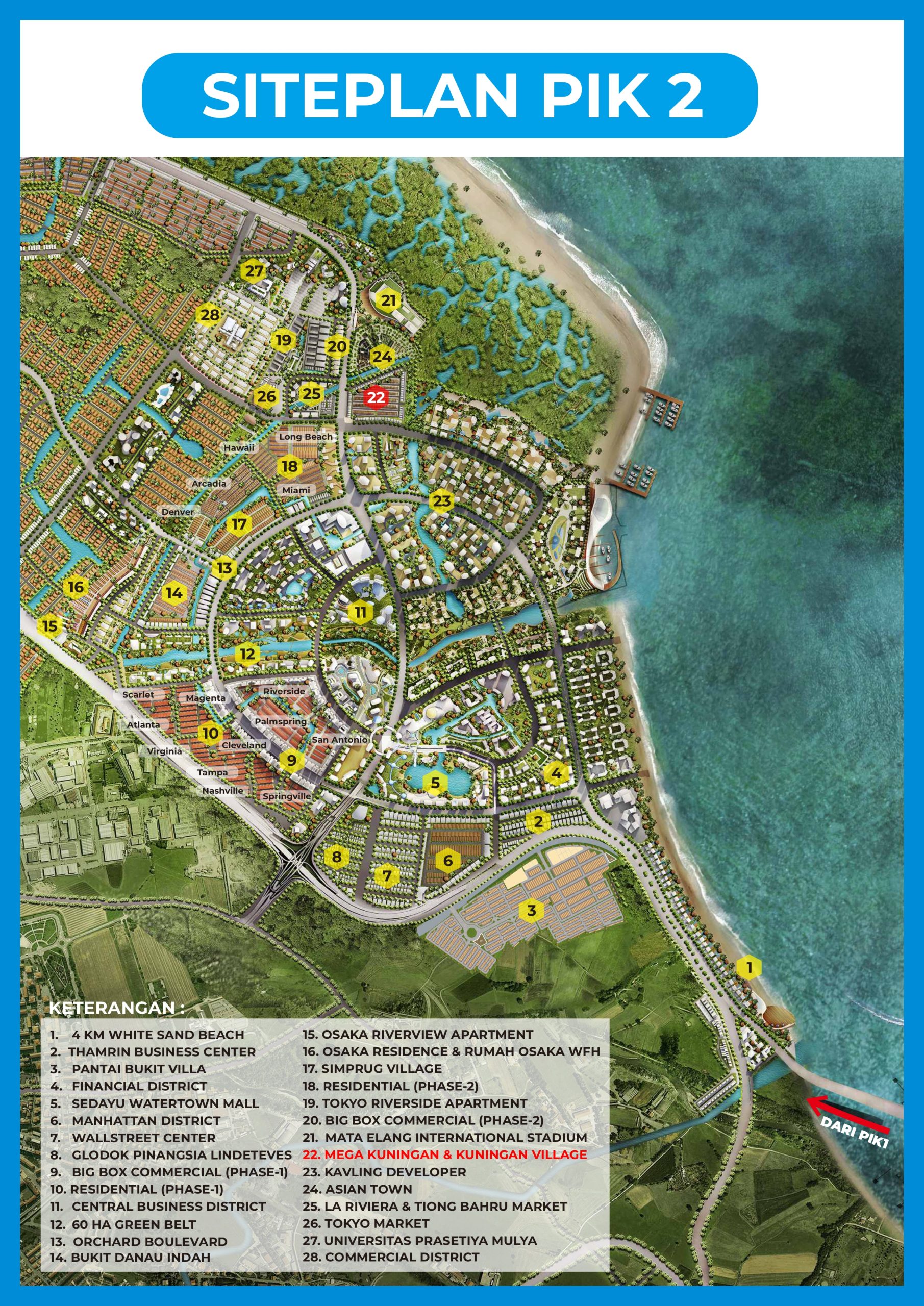 RUKAN MEGA KUNINGAN-SITE PLAN