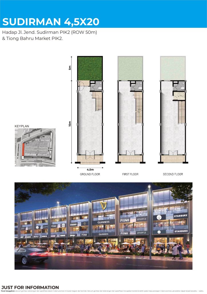 RUKAN MEGA KUNINGAN-Tipe SUDIRMAN 4-5X20