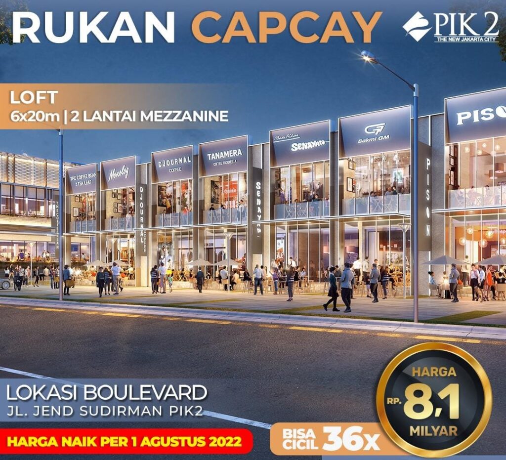 Rukan Capcay Loft Marina Bay PIK 2