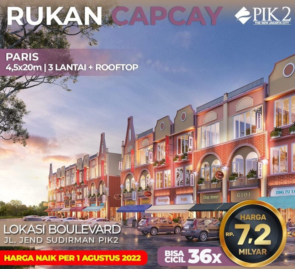 Rukan Capcay Paris Marina Bay PIK 2