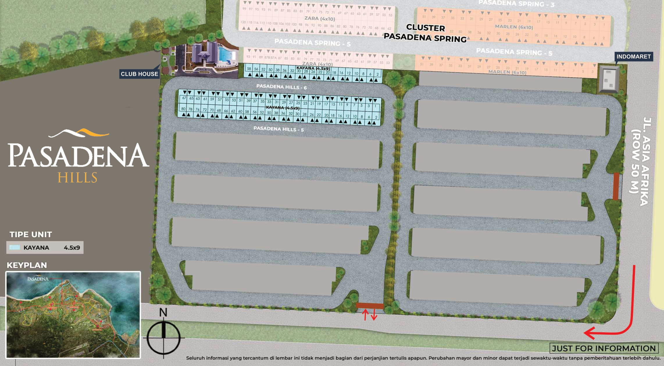 SitePlan Pasadena Hills PIK2