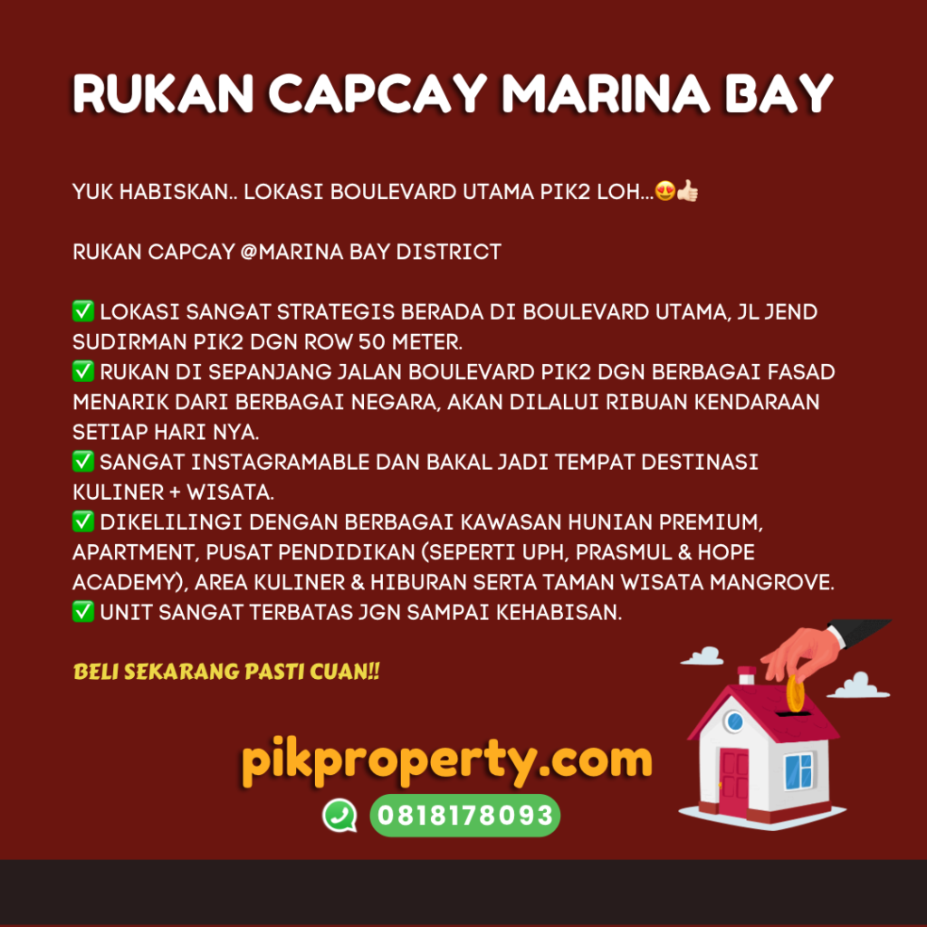 MARINA BAY - RUKAN CAPCAY