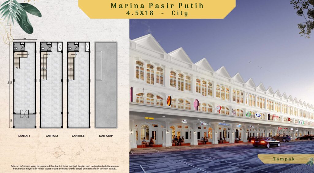 Rukan Marina Pasir Putih PIK2