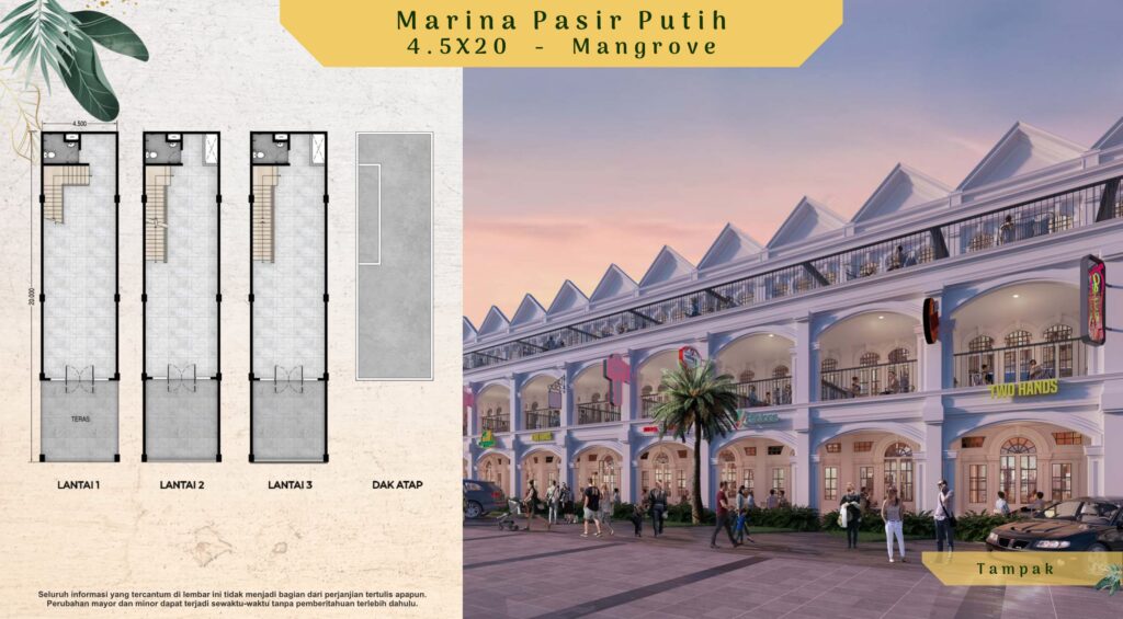 Rukan Marina Pasir Putih PIK2