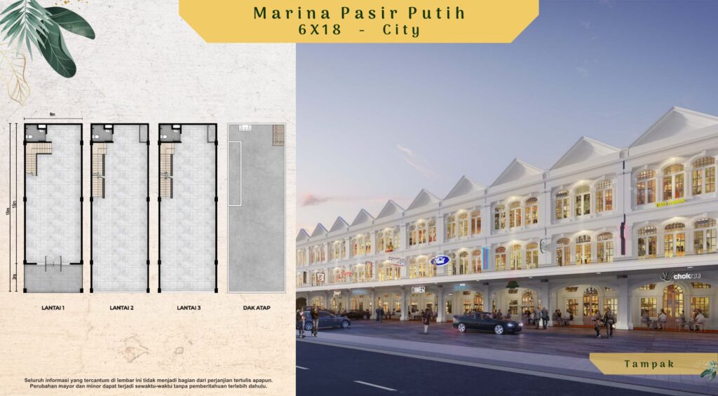 Rukan Marina Pasir Putih PIK2