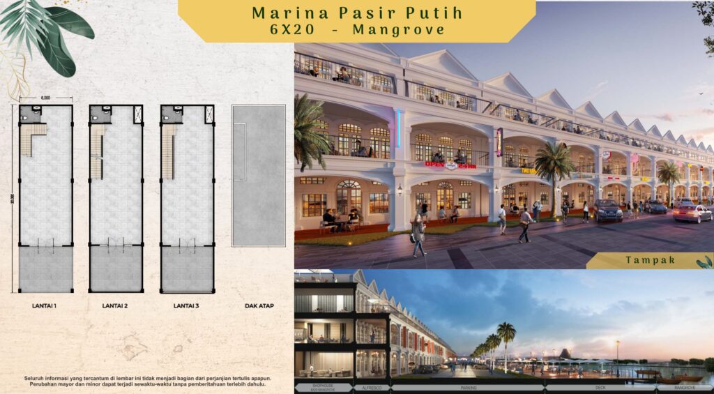 Rukan Marina Pasir Putih PIK2