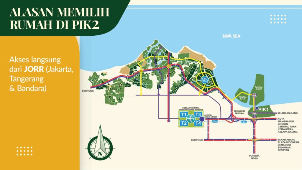 Cluster Arcadia Rumah 1000 HA PIK2