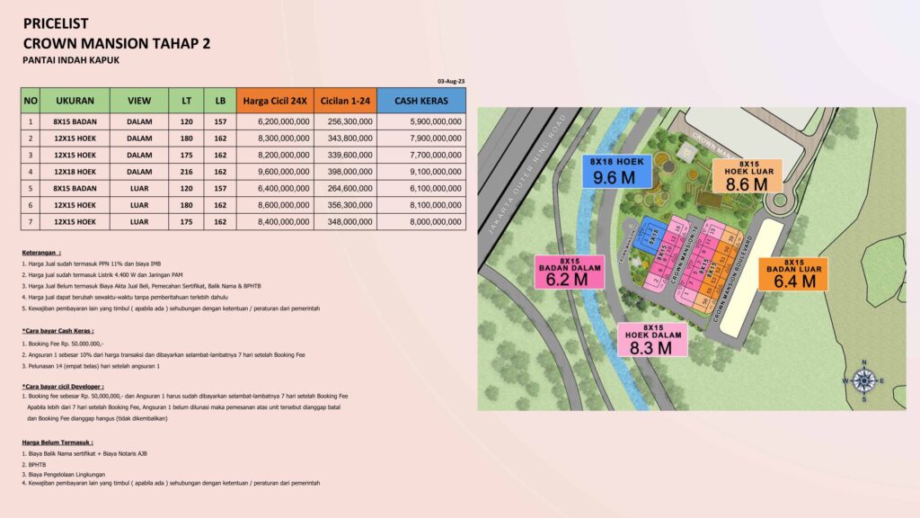 CROWN MANSION PANTAI INDAH KAPUK 20230814