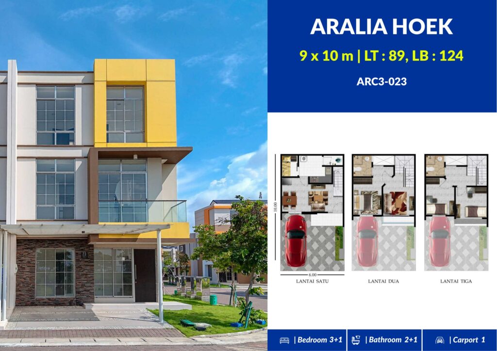 Cluster Arcadia Rumah 1000 HA